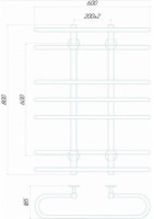 Полотенцесушитель Deffi Britanika P7 600x800 фото №2 — интернет-магазин Desire.md