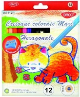 Creioane colorate Daco 12pcs (CC512H)