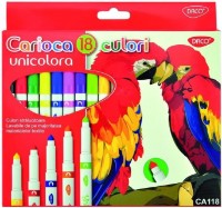 Set carioci Daco Unicolora 18 Colors (CA118)