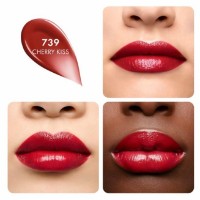 Помада для губ Guerlain Kisskiss Shine Bloom Barra De Labios 739 Cherry Kiss фото №2 — интернет-магазин Desire.md