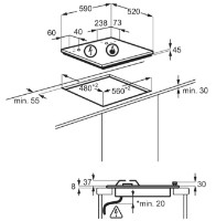 Газовая панель AEG HKB64420NB фото №5 — интернет-магазин Desire.md