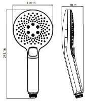 Set pentru duș Creavit SH119S imaginea #2 — magazin online Desire.md
