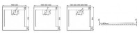Душевой поддон Polimat Vegar White Square 100x80x1.5x4.5 (16241) фото №3 — интернет-магазин Desire.md