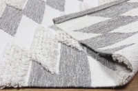 Ковёр Eko Hali Afro Kilim 02 Silver White 0.80x1.50m фото №3 — интернет-магазин Desire.md