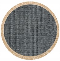 Ковёр Eko Hali Brooklyn BRK 01 Antrasit Silver Round 1.30x1.30m фото №1 — интернет-магазин Desire.md