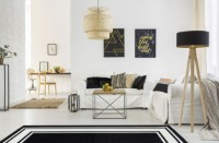 Ковёр Eko Hali Noa Kilim NK 06 Black White 1.55x2.30m фото №5 — интернет-магазин Desire.md