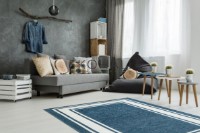 Ковёр Eko Hali Noa Kilim NK 06 Navy White 1.55x2.30m фото №2 — интернет-магазин Desire.md