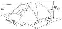 Палатка Easy Camp Quasar 200 Rustic Green фото №4 — интернет-магазин Desire.md