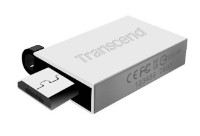 USB Flash Drive Transcend JetFlash 380 32Gb Silver OTG