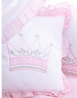 Lenjerie de pat pentru copii Albero Mio Korona Pink (C-3 H080)