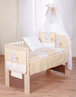 Lenjerie de pat pentru copii Albero Mio Teddy Bear Beige (C-3 H136)