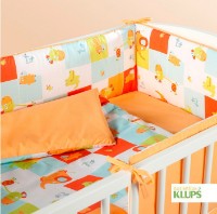 Lenjerie de pat pentru copii Albero Mio Jungle Orange (C-3 K019)