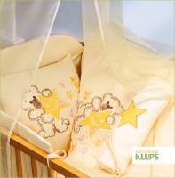 Lenjerie de pat pentru copii Albero Mio Teddy Bear With Stars (C-5 S220)