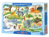 Puzzle Castorland 20 Maxi At the Zoo (C-02221)