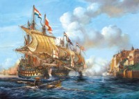 Пазл Castorland 2000 Battle of Porto Bello, 1739 (C-200245)