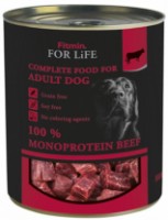 Влажный корм для собак Fitmin For Life Tin Beef 800g