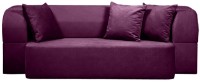 Canapea fără ramă Edka Meteor 200x140x40 M10 Violet Inchis