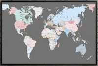 Art Maps Harta politică mondială (200024)