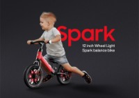 Bicicleta fără pedale Qplay Spark Red