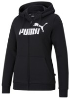 Женская толстовка Puma ESS Logo Full-Zip Hoodie Fl Puma Black XXS