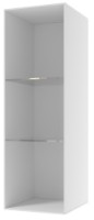 Настенный шкаф SV-Мебель Соло Белый/Белый Глянец (ФР-10018169)