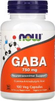 Aminoacizi NOW Gaba 750mg 100cap