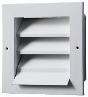 Grilaj de ventilare Blauberg RN 400x300 White Metal