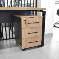 Тумба Deco RollBox 45x40x60 Sonoma/Antracit фото №4 — интернет-магазин Desire.md