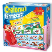 Joc educativ D-Toys Creionul Fermecat+ Puzzle 24pcs (63380)
