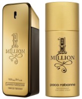 Парфюмерный набор для него Paco Rabanne 1 Million EDT 100ml + Gift Set Deo Spray 150ml