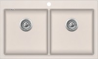Chiuvetă de bucătărie Aquasanita Helika Magna SQM200 Silica