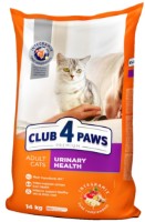 Сухой корм для кошек Клуб 4 лапы Adult Cats Urinary Health 14kg