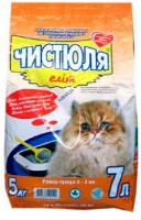 Asternut igienic pentru pisici Чистюля Элит 4-5mm 4x5kg