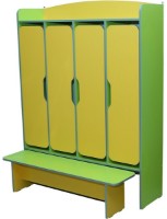 Шкаф Tisam (36031) Жёлтый/Зелёный