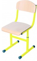 Школьный стул Tisam (32182HPL) Дуб Молочный\Жёлтый
