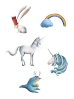Tatuaj Londji Unicorn (CC073)