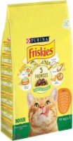 Hrană uscată pentru pisici Purina Friskies Indoor Chicken Vegetables 10kg