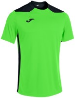 Детская футболка Joma 101822.021 Green/Black 4XS-3XS