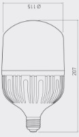 Лампа GTV E40 LD-ALF120-50W