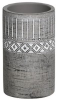 Стакан для зубных щёток Tendance Ornament Grey (46259)