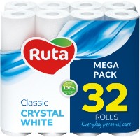 Туалетная бумага Ruta Classic 2 plies 32 rolls