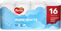 Туалетная бумага Ruta Pure White 3 plies 16 rolls