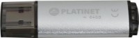 USB Flash Drive Platinet X-Depo 64Gb Silver (PMFE64S)
