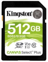 Сard de memorie Kingston SDXC 512Gb Class 10 UHS-I U3 (SDS2/512GB)
