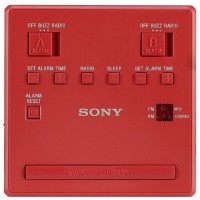 Часы с радио Sony ICF-C1T Red