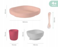 Set starter nou-născut Beaba 4pcs Pink (913429) imaginea #4 — magazin online Desire.md