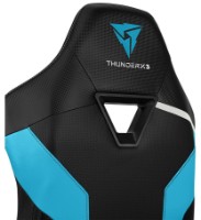 Scaun gaming ThunderX3 TC3 Black/Azure Blue