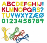 Set de cifre si litere Quercetti Montessori ABC+123 Q2808