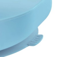 Тарелка силиконовая на присоске Beaba Blue (913430) фото №2 — интернет-магазин Desire.md