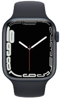 Smartwatch Apple Watch Series 7 45mm Midnight Black Case with Midnight Sport Band (MKN53)